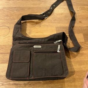 Brown baggalini cross body bag
